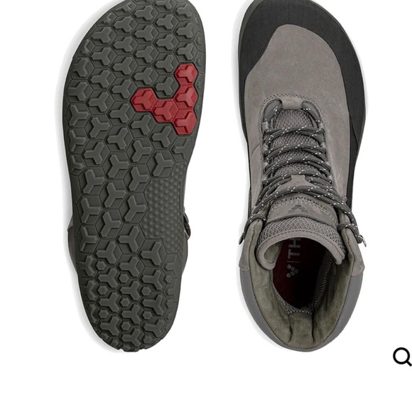 VIVOBAREFOOT Dark Grey TRACKER HI FG L Leather Boots EU 41 SZ 10 NEW IN BOX - Picture 3 of 5